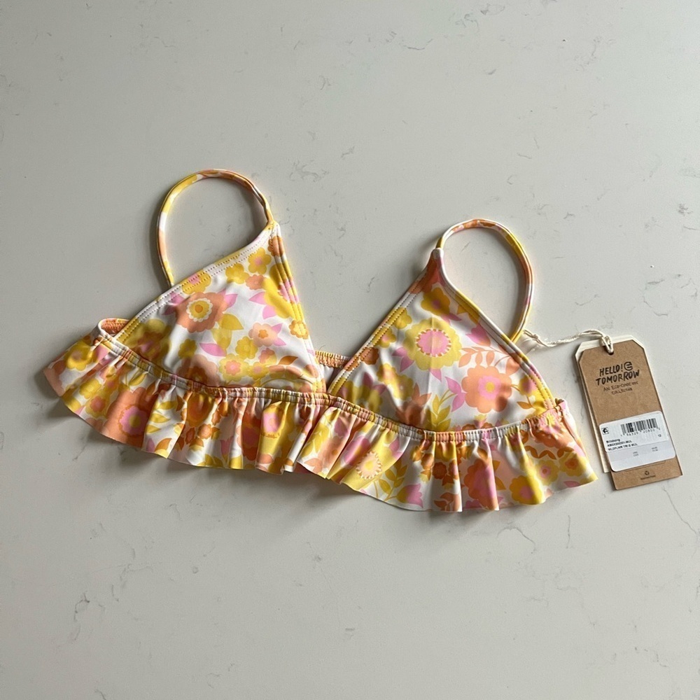 NWT Billabong Wildflower Bikini Top